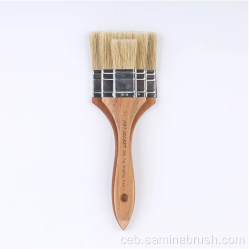 Eco-friendly nga patag nga bristle brush set